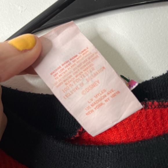 Vintage Mickey Mouse Disney Girls Night Shirt Thermal Red mickeys stuff for kids - Picture 3 of 6